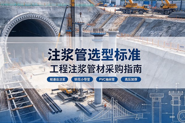 久治注浆管选型标准