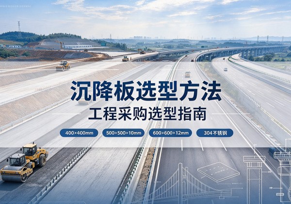 久治沉降板选择方法