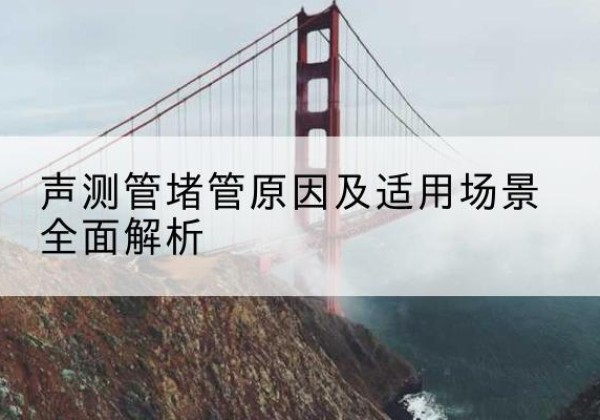 久治声测管堵管的主要原因有哪些？-声测管堵管原因及适用场景全面解析